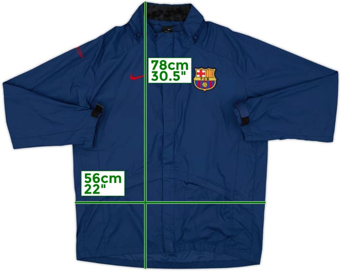 2006-07 Barcelona Nike Rain Jacket - 9/10 - (M)