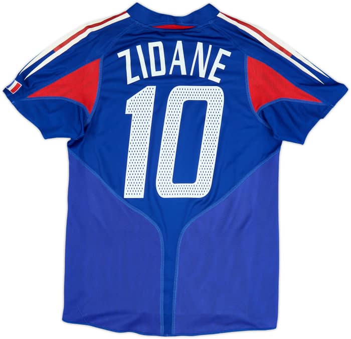 2004-06 France Home Shirt Zidane #10 - 8/10 - (XL.Boys)