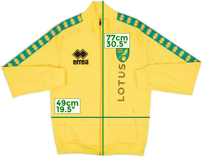 2020-21 Norwich City Errea Track Jacket - 8/10 - (L)