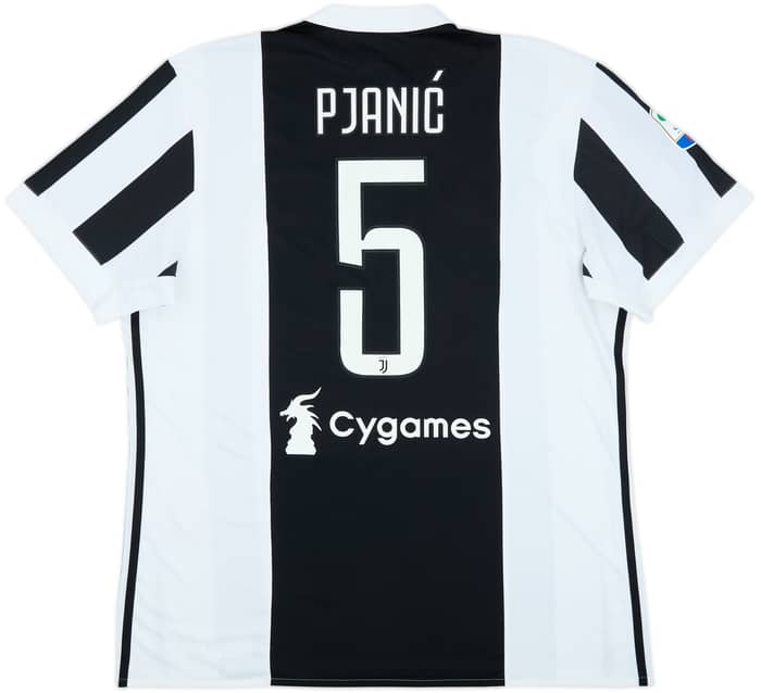 2017-18 Juventus Home Shirt Pjanic #5 (XL)