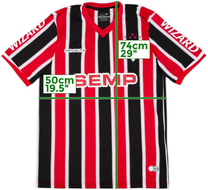 2014 Sao Paulo Away Shirt #9 - 10/10 - (L)