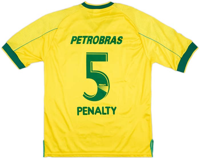 1998-99 Brazil Futsal Home Shirt #5 (Manoel Tobias) - 7/10 - (L)