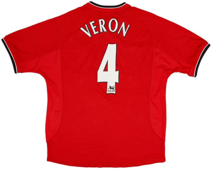 2000-02 Manchester United Home Shirt Veron #4 - 6/10 - (M)