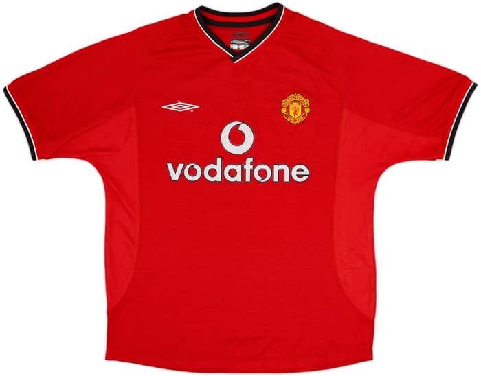 2000-02 Manchester United Home Shirt Veron #4 - 6/10 - (M)