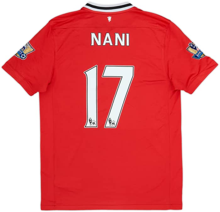 2011-12 Manchester United Home Shirt Nani #17 - 4/10 - (M)