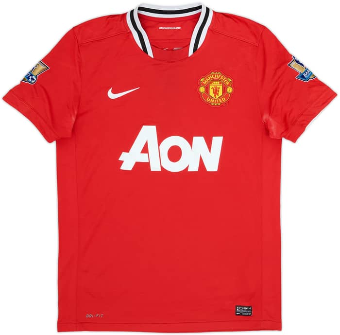 2011-12 Manchester United Home Shirt Nani #17 - 4/10 - (M)