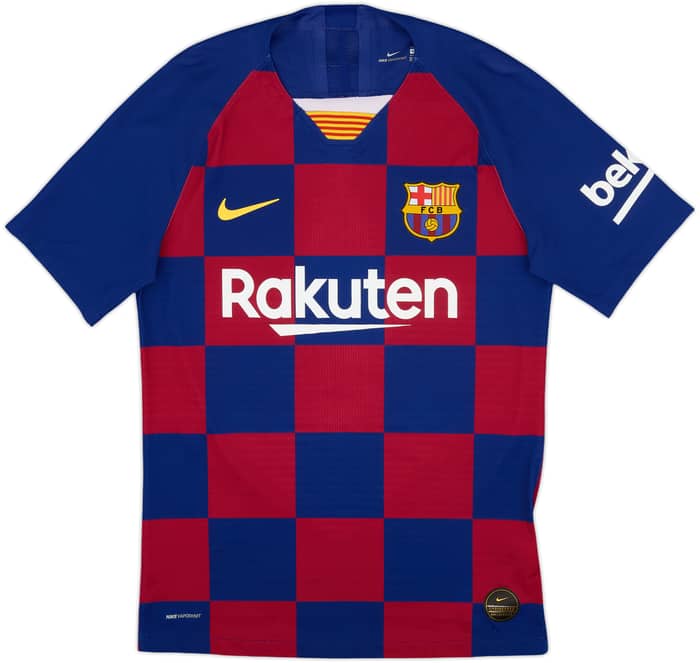 2019-20 Barcelona Authentic Home Shirt Messi #10 - 8/10 - (S)