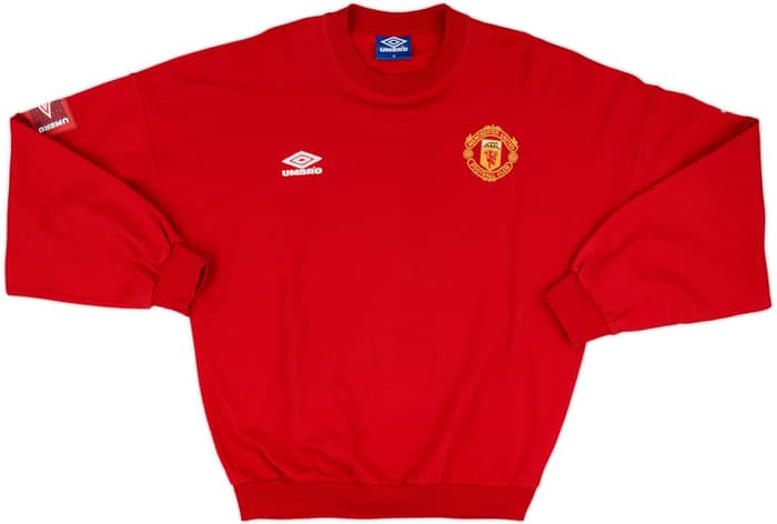 1996-97 Manchester United Umbro Sweat Top - 9/10 - (M)