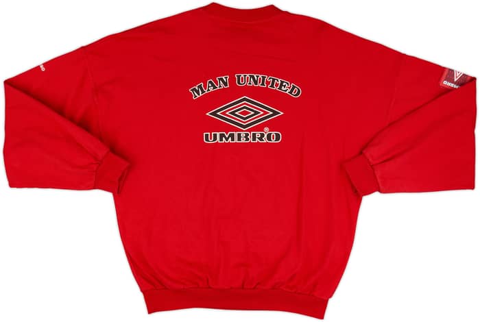 1996-97 Manchester United Umbro Sweat Top - 9/10 - (M)