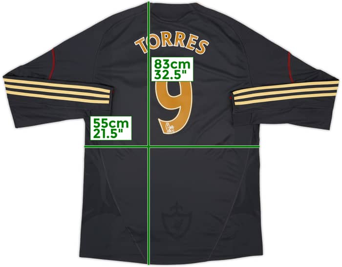 2009-10 Liverpool Away L/S Shirt Torres #9 - 9/10 - (XL)