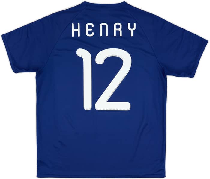 2009-10 France Basic Home Shirt Henry #12 - 8/10 - (M)