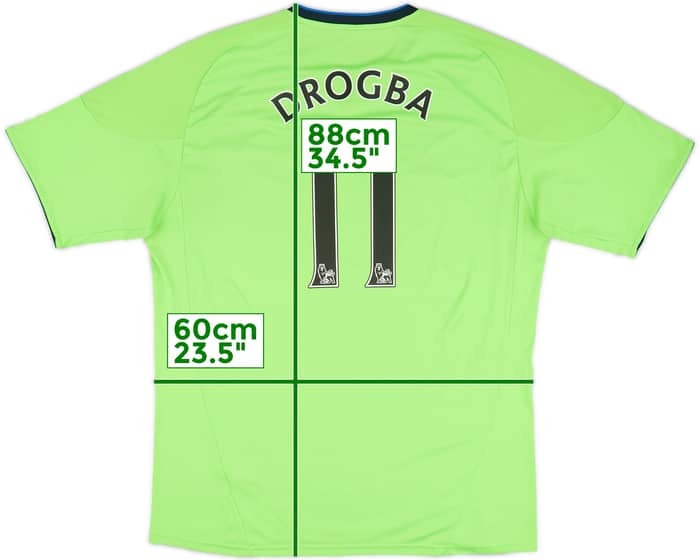 2010-11 Chelsea Third Shirt Drogba #11 - 8/10 - (XXL)