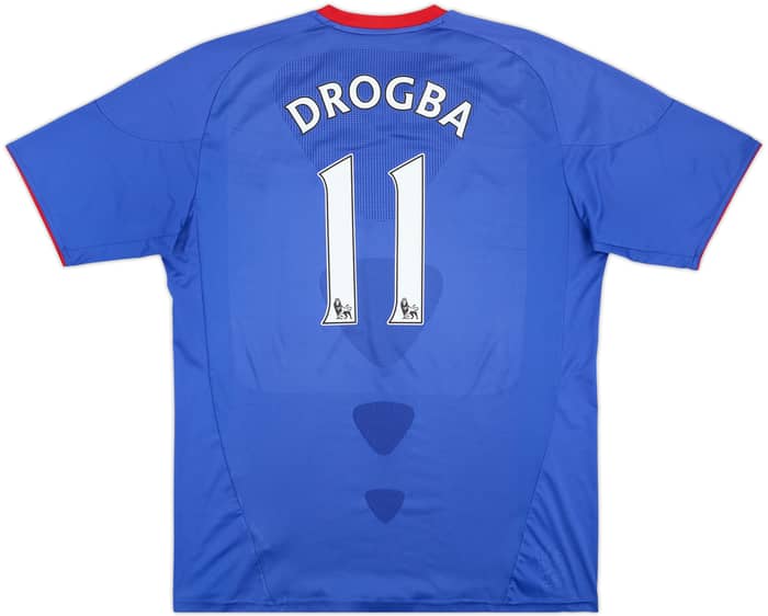 2010-11 Chelsea Home Shirt Drogba #11 - 6/10 - (L)