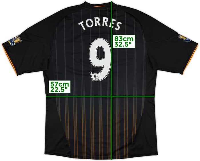 2010-11 Chelsea Away Shirt Torres #9 - 7/10 - (XL)