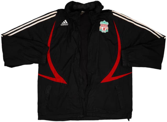 2007-08 Liverpool adidas Hooded Rain Jacket - 3/10 - (L/XL)