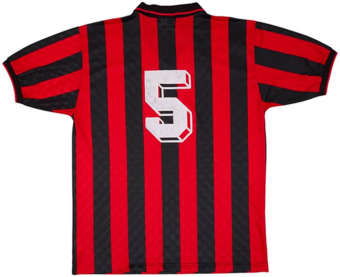 1995-96 AC Milan Home Shirt #5 - 6/10 - (XL)
