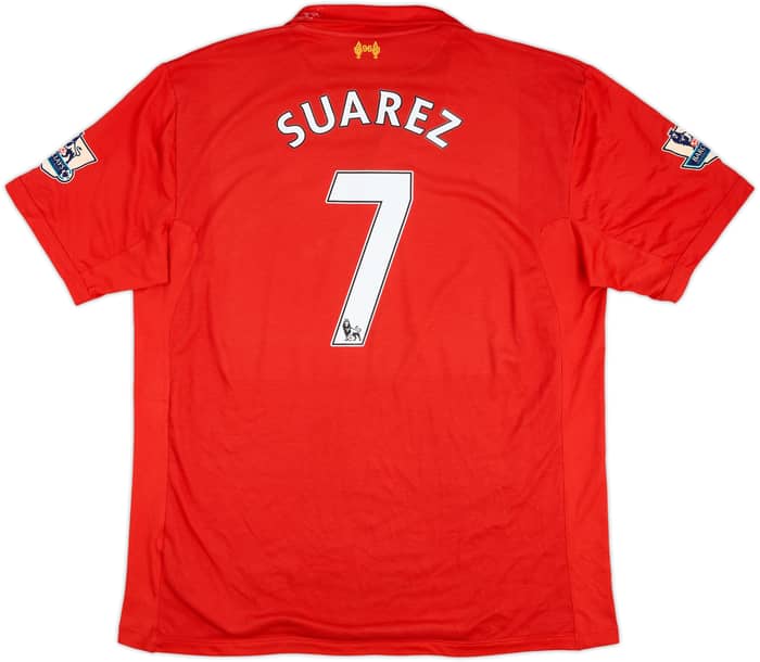 2012-13 Liverpool Home Shirt Suarez #7 - 7/10 - (3XL)