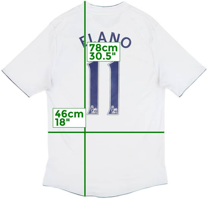 Camiseta de la tercera equipación del Manchester City 2007-08 Elano #11 - 4/10 - (S)