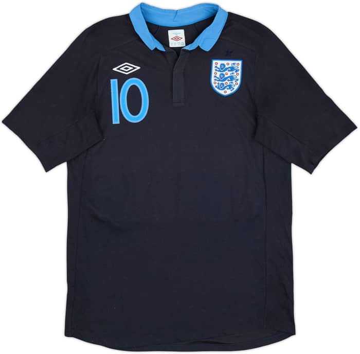 2011-12 England Away Shirt Rooney #10 - 8/10 - (M)