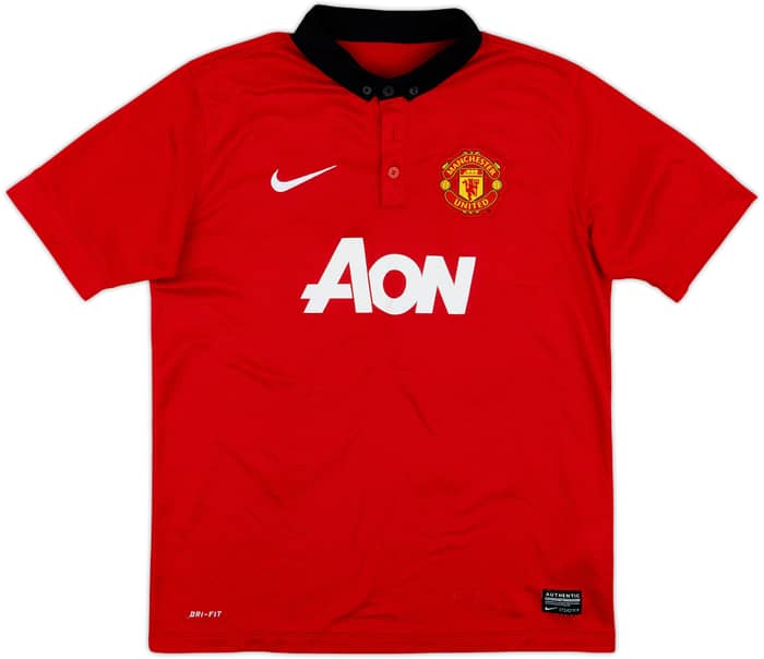 2013-14 Manchester United Home Shirt V.Persie #20 - 7/10 - (L.Boys)