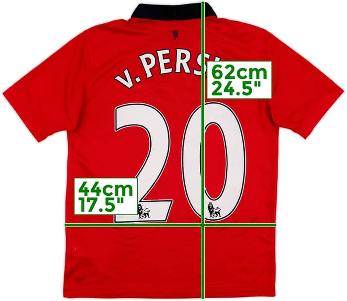 2013-14 Manchester United Home Shirt V.Persie #20 - 7/10 - (L.Boys)