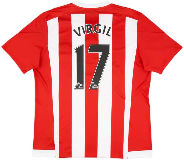 2015-16 Southampton Home Shirt Virgil #17 - 6/10 - (XL)