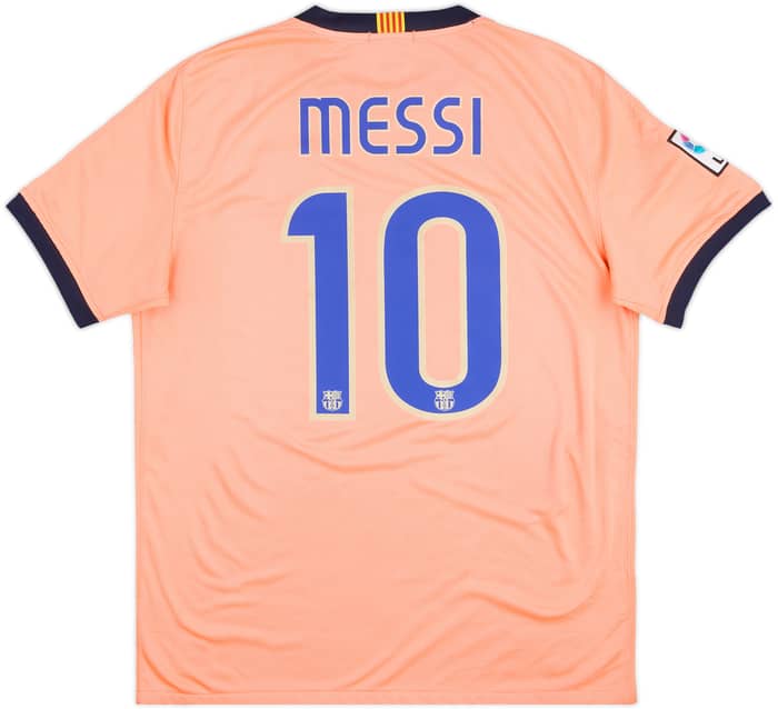 2009-10 Barcelona Away Shirt Messi #10 - 9/10 - (L)