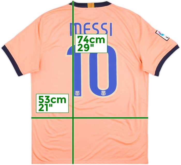 2009-10 Barcelona Away Shirt Messi #10 - 9/10 - (L)