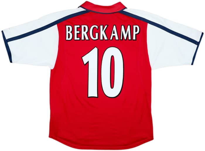2000-02 Arsenal Home Shirt Bergkamp #10 - 9/10 - (S)