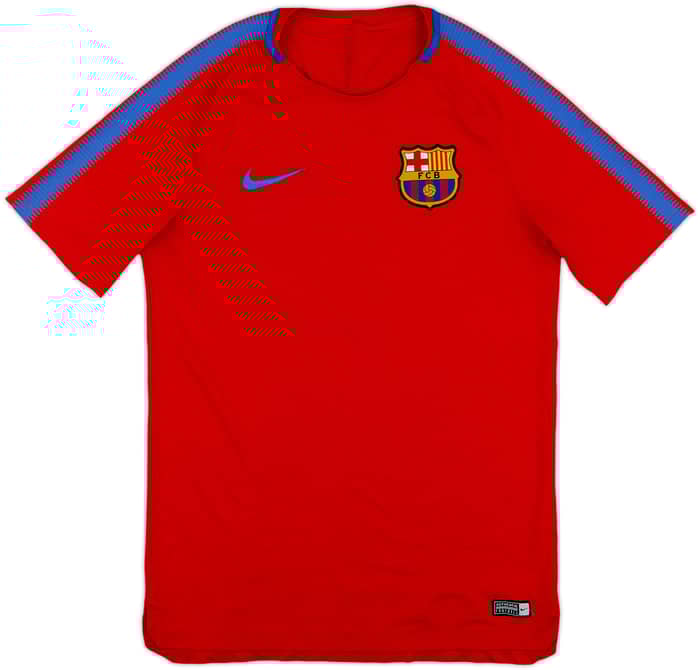 2017-18 Barcelona Nike Training Shirt - 8/10 - (M)