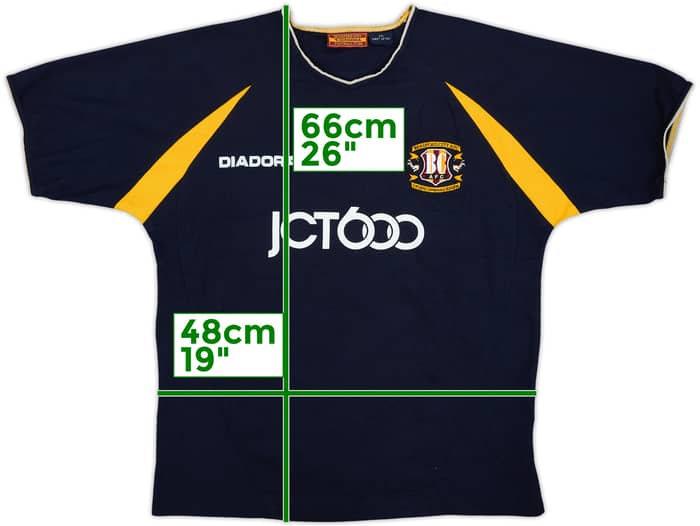 2003-04 Bradford City Diadora Training Shirt - 7/10 - (XL.Boys)