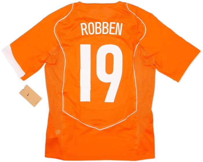 2025 Netherlands Nike 2004 Reissue Player Issue Home Shirt Robben #19 (M)