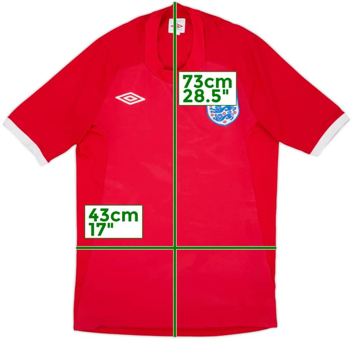 2010-11 England Away Shirt #7 - 6/10 - (S)