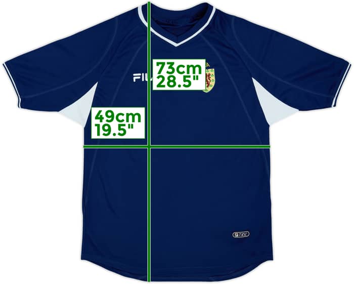 2000-02 Scotland Home Shirt - 8/10 - (M)