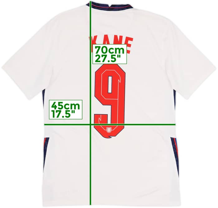 2020-22 England Home Shirt Kane #9 - 5/10 - (S)