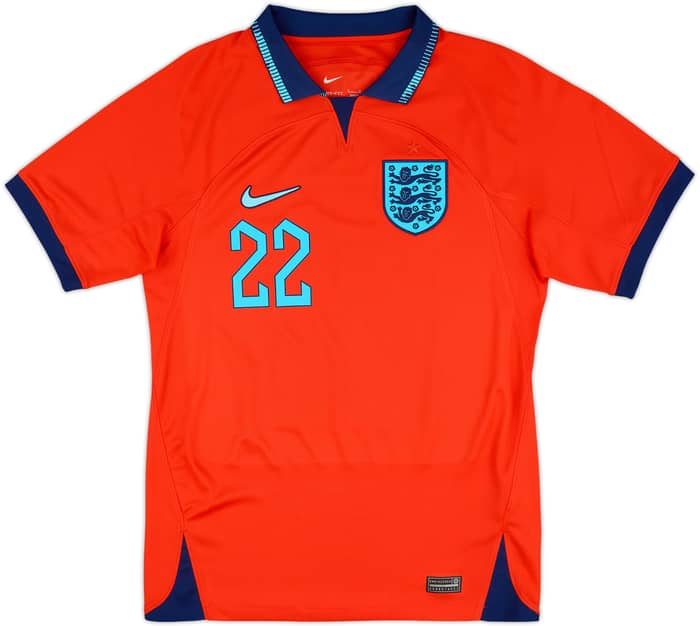 2022-23 England Away Shirt Bellingham #22 - 10/10 - (S)