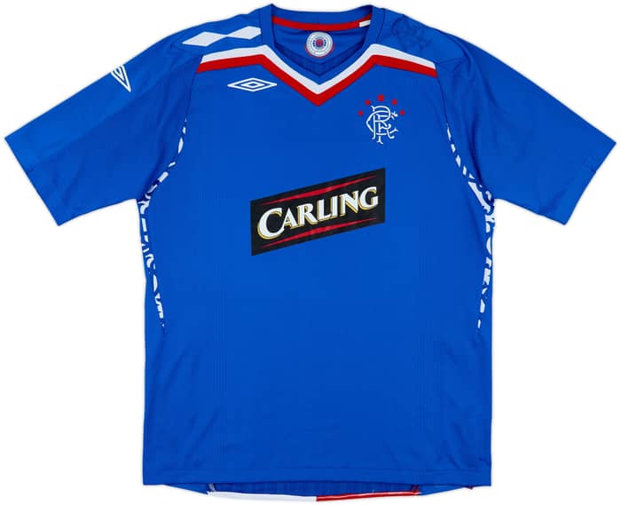 2007-08 Rangers Home Shirt - 8/10 - (L)