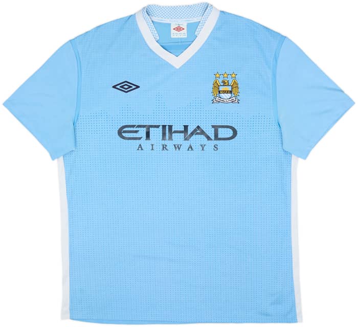 2011-12 Manchester City Home Shirt Toure Yaya #42 - 6/10 - (XL)