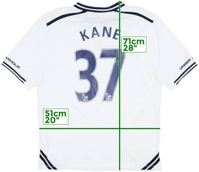 2013-14 Tottenham Home Shirt Kane #37 - 6/10 - (L)
