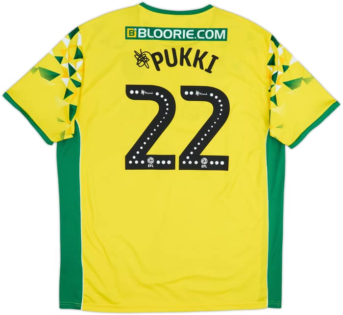 2018-19 Norwich Home Shirt Pukki #22 - 6/10 - (XXL)
