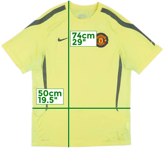 2010-11 Manchester United Nike Training Shirt - 7/10 - (M)