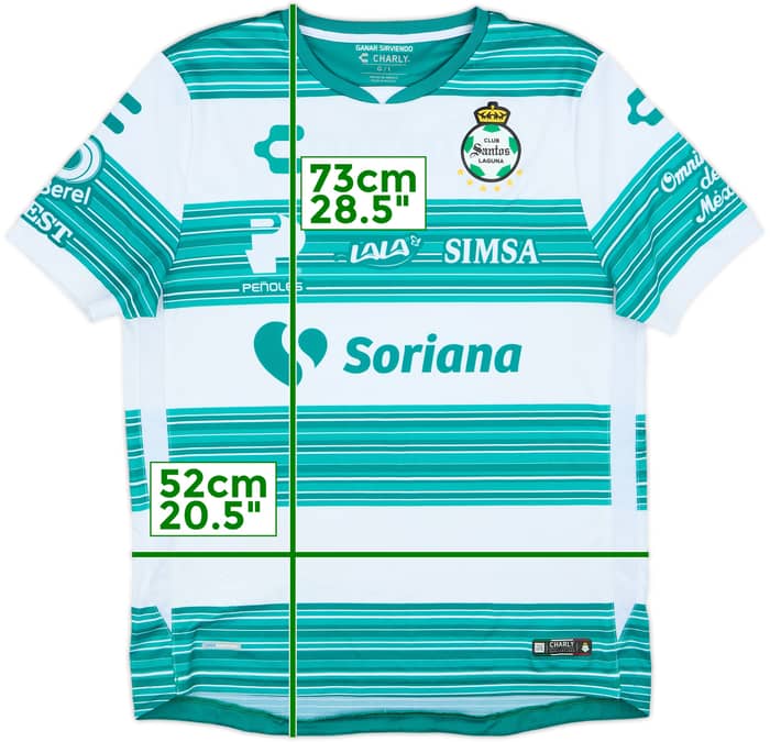 2020-21 Santos Laguna Home Shirt - 9/10 - (L)
