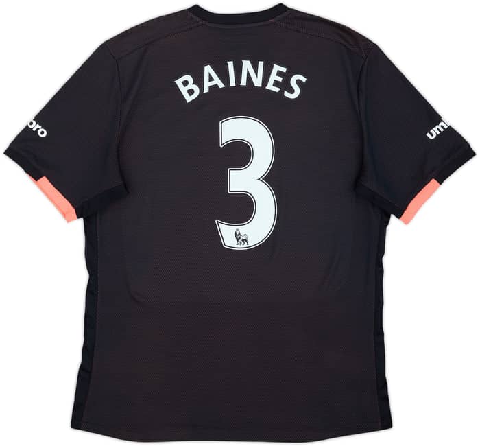 2016-17 Everton Away Shirt Baines #3 - 8/10 - (L)