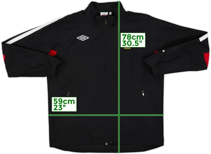 2010-11 Wrexham Umbro Track Jacket - 7/10 - (L)