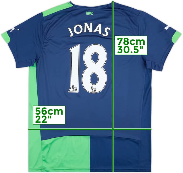 2014-15 Newcastle Third Shirt Jonas #18 - 9/10 - (L)