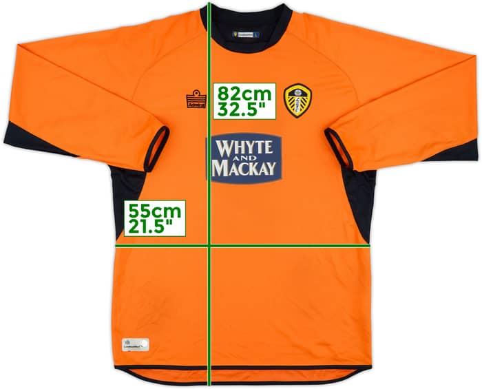 2005-06 Leeds GK Shirt Sullivan #1 - 7/10 - (L)