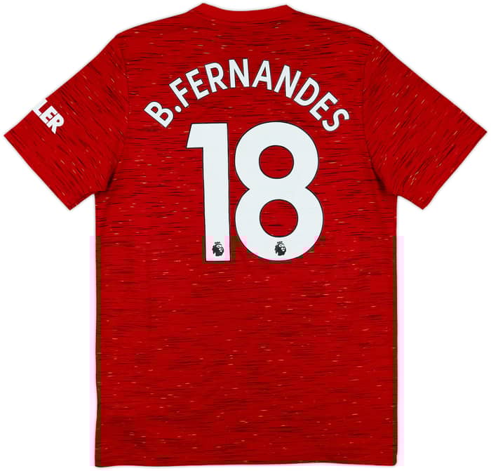 2020-21 Manchester United Home Shirt B.Fernandes #18 - 6/10 - (M)