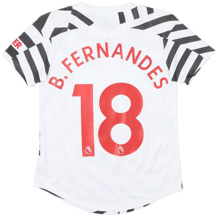 2020-21 Manchester United Third Shirt B.Fernandes #18 - 10/10 - (Women's XS)