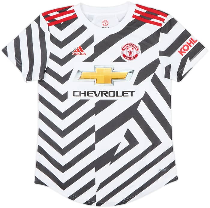 2020-21 Manchester United Third Shirt B.Fernandes #18 - 10/10 - (Women's XS)