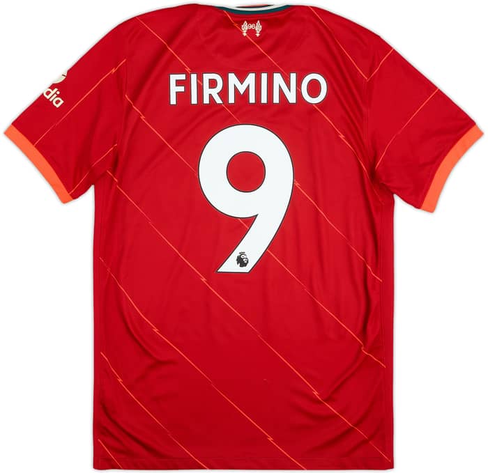 2021-22 Liverpool Home Shirt Firmino #9 - 7/10 - (M)